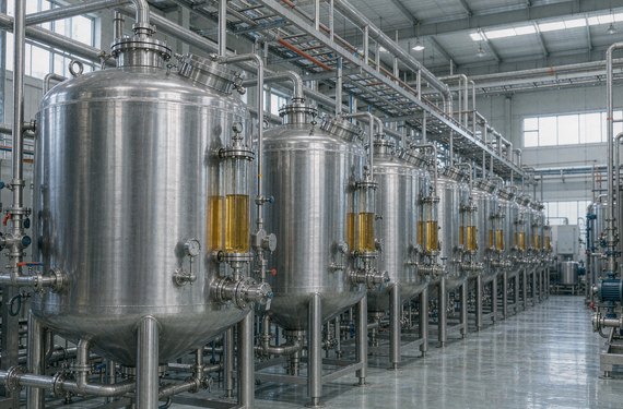 洗涤原料储罐与调配